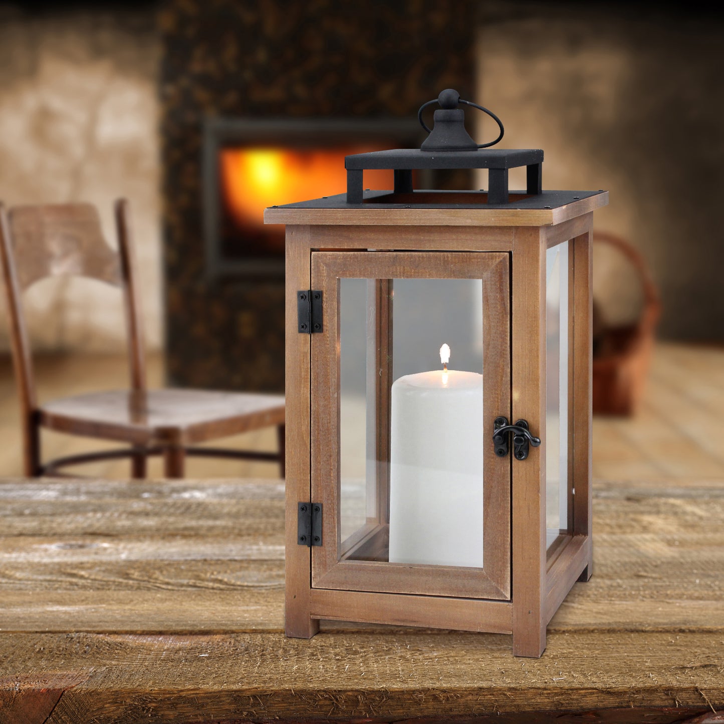 Wood Lantern