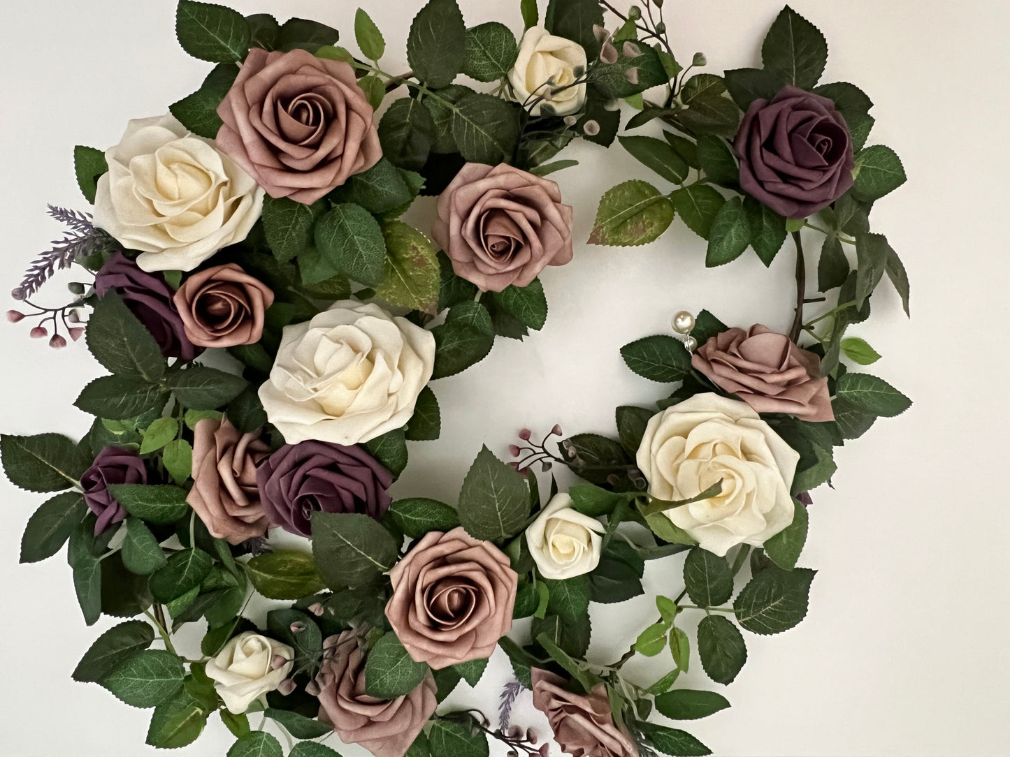 Purple Rose Garland