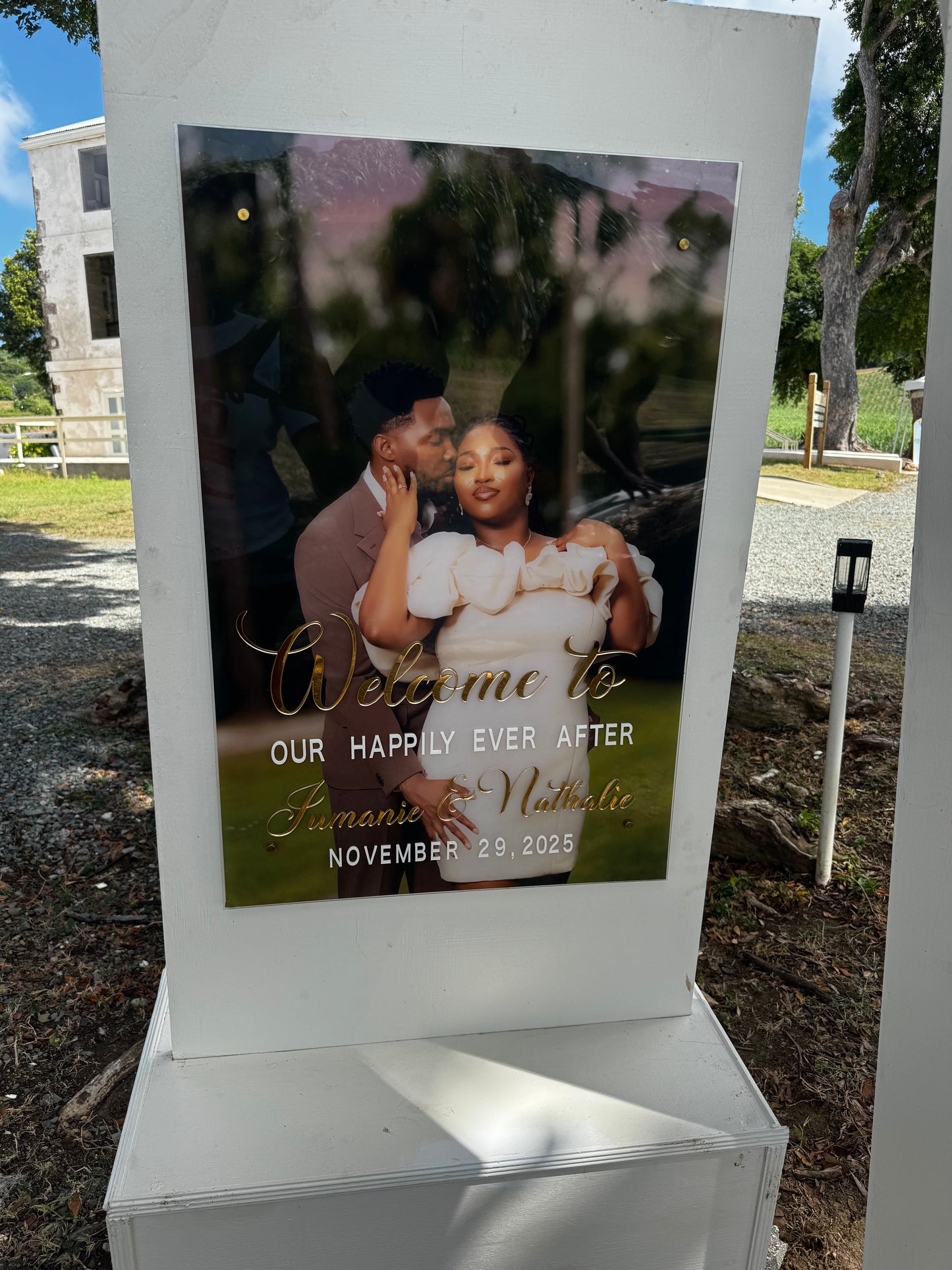 Custom Acrylic Welcome Sign