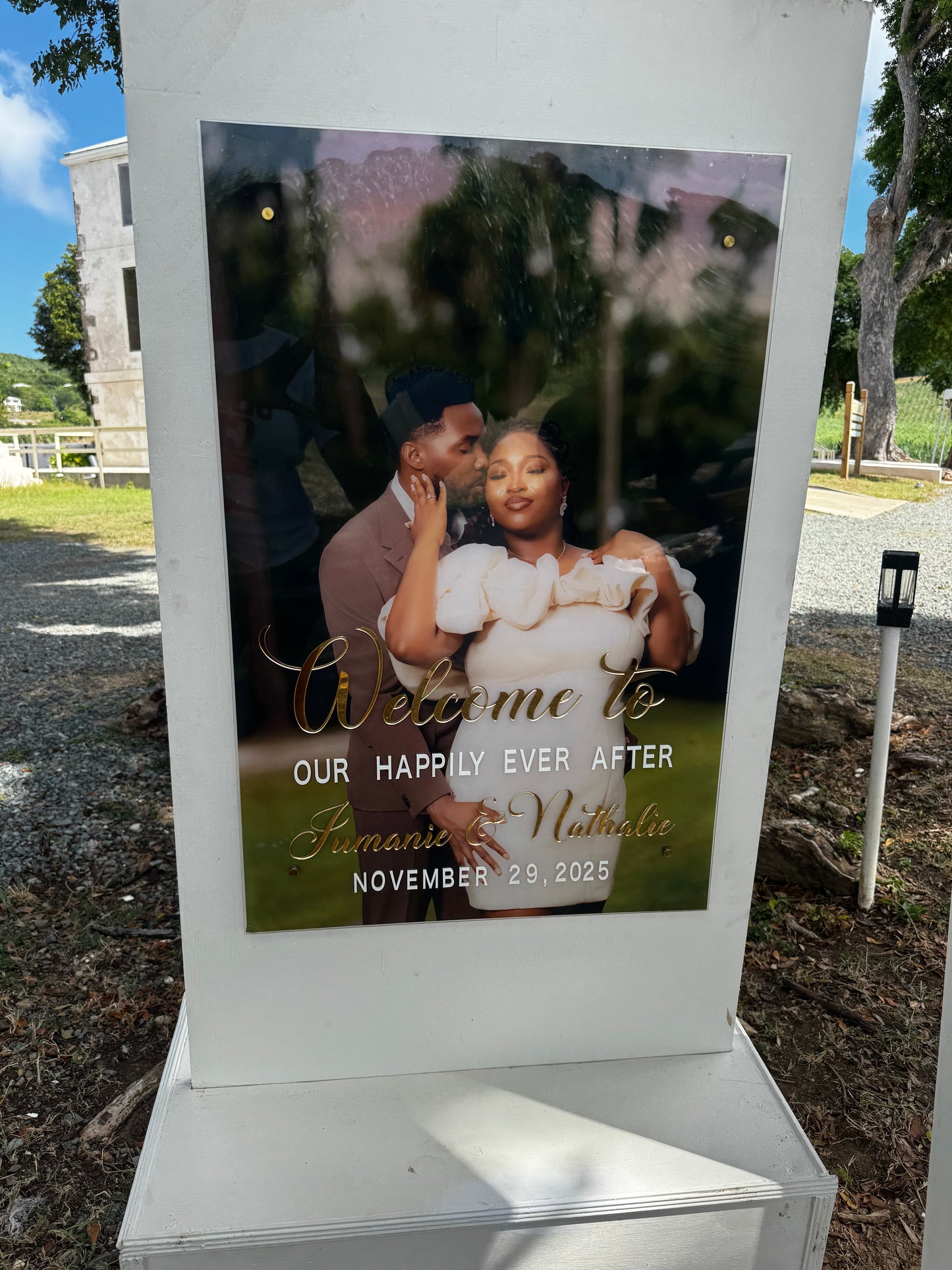 Custom Acrylic Welcome Sign