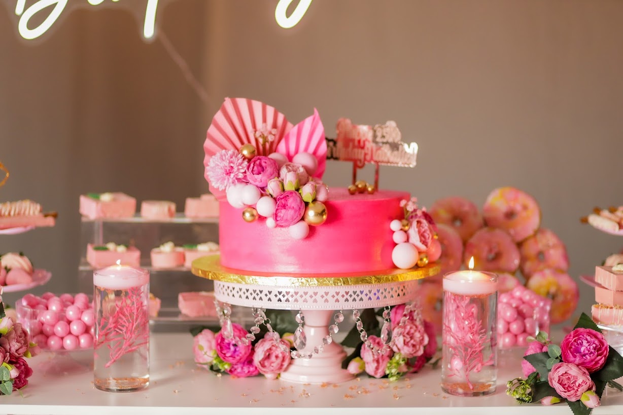 Pink Luxe Cake Stand