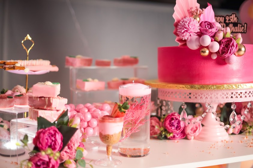 Pink Luxe Cake Stand