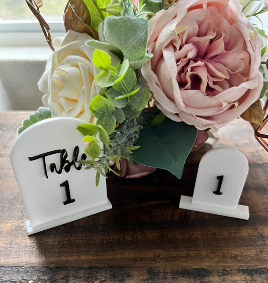 Luxe Table Numbers