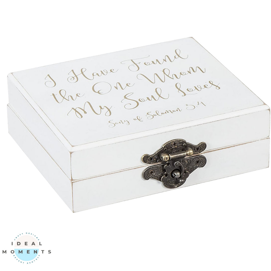 Mr. and Mrs. Wooden Ring Box