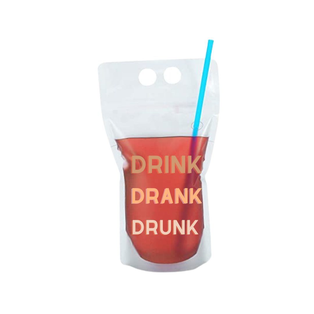 Custom Drink Pouches (Reusable)