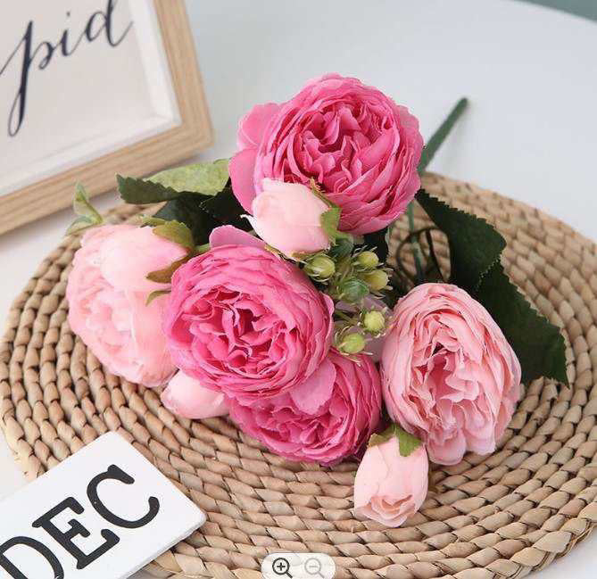 Pink Peony Flower Bouquet