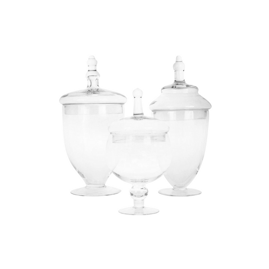 Glass Apothecary Candy Buffet Set