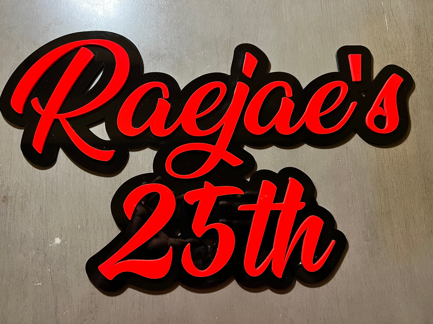 Luxe Acrylic Signs