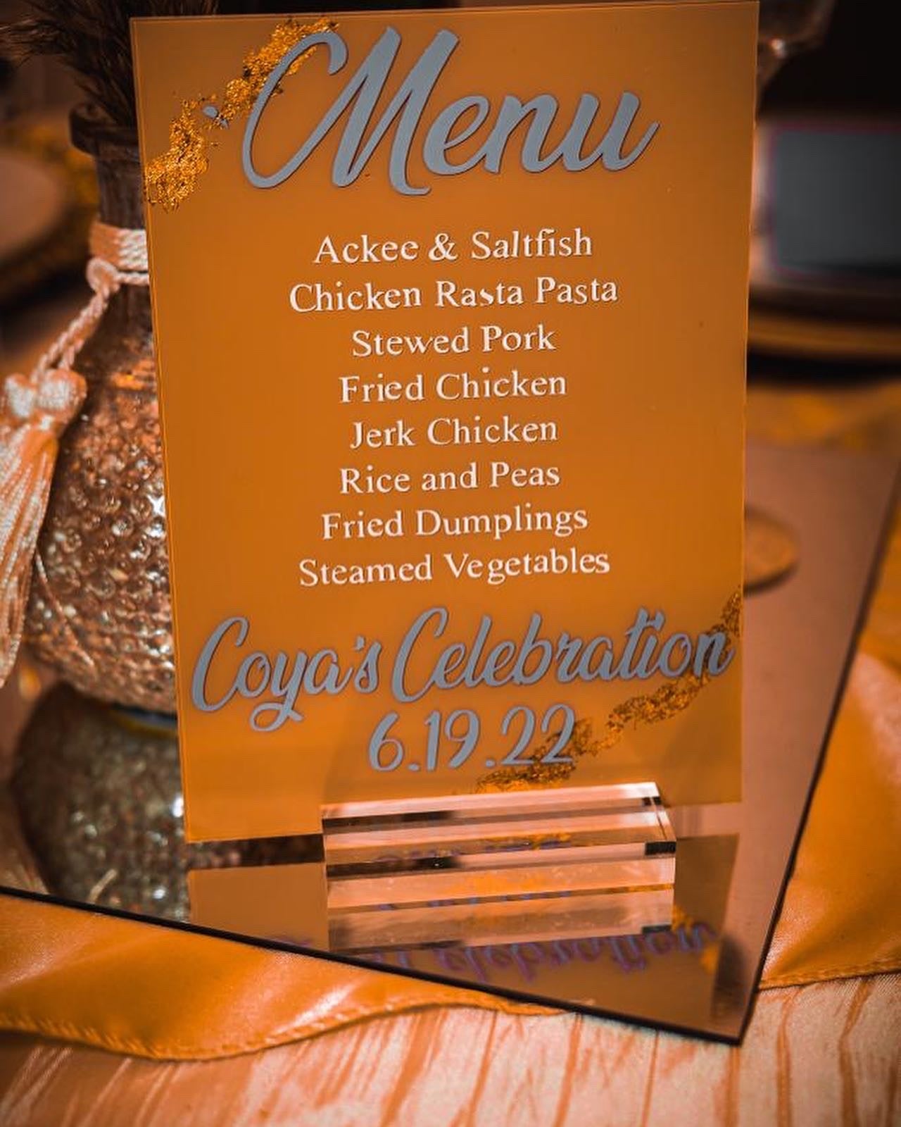 Custom Menu Signs – Ideal Moments LLC